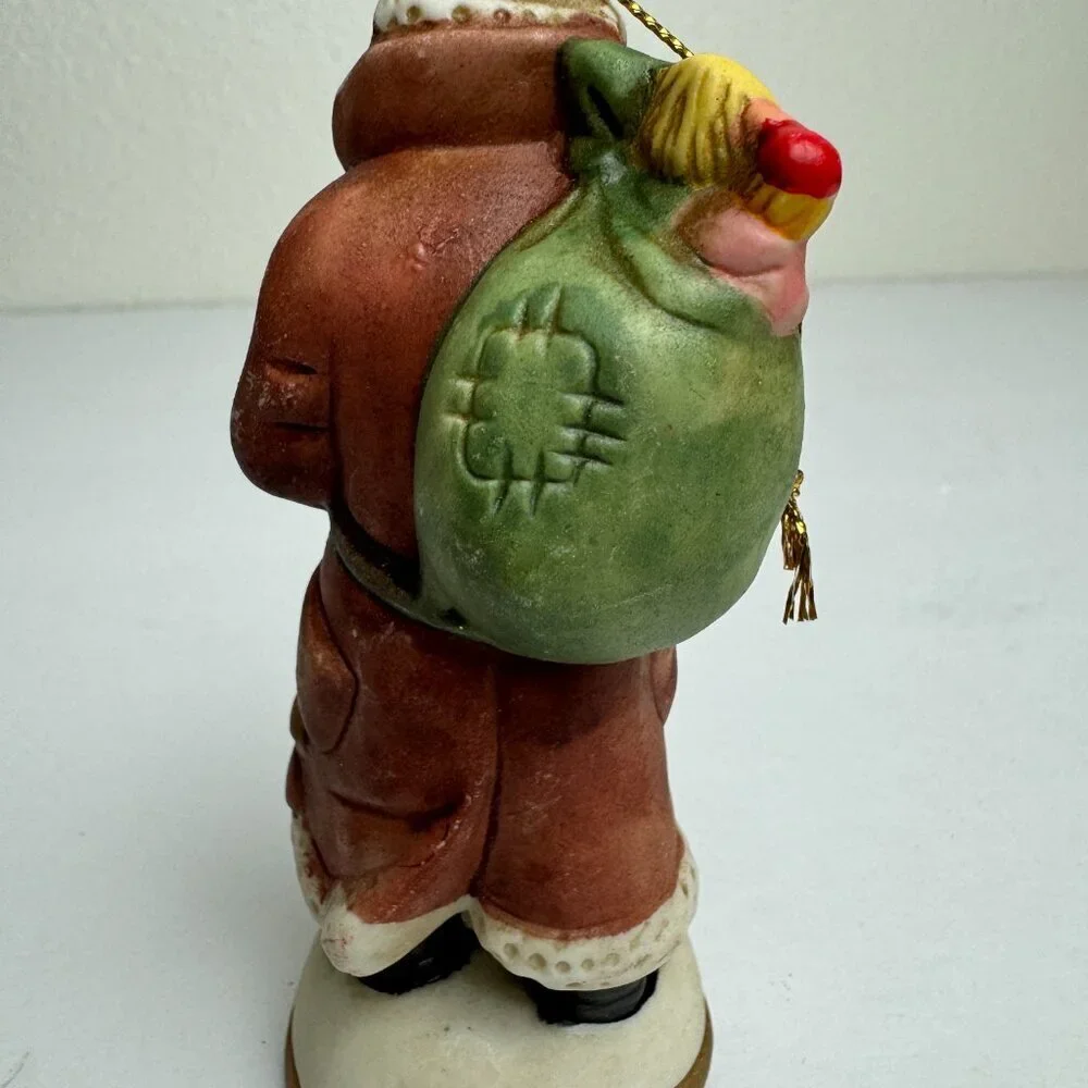 Vintage Christmas Tree Ornament Santa 1917s